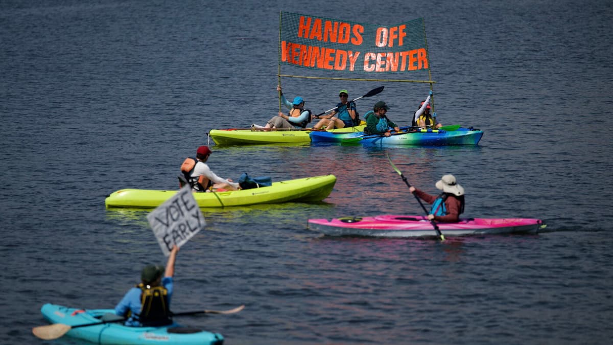 Judge says Trump can't demolish Kennedy Center. And, lawsuits target voter intimidation