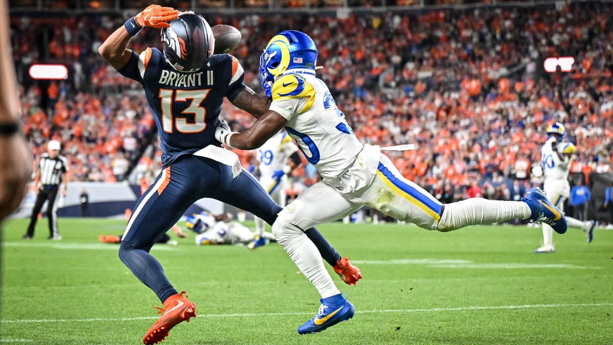 Controversial pass interference penalty sets up Broncos' game-winning touchdown against Rams