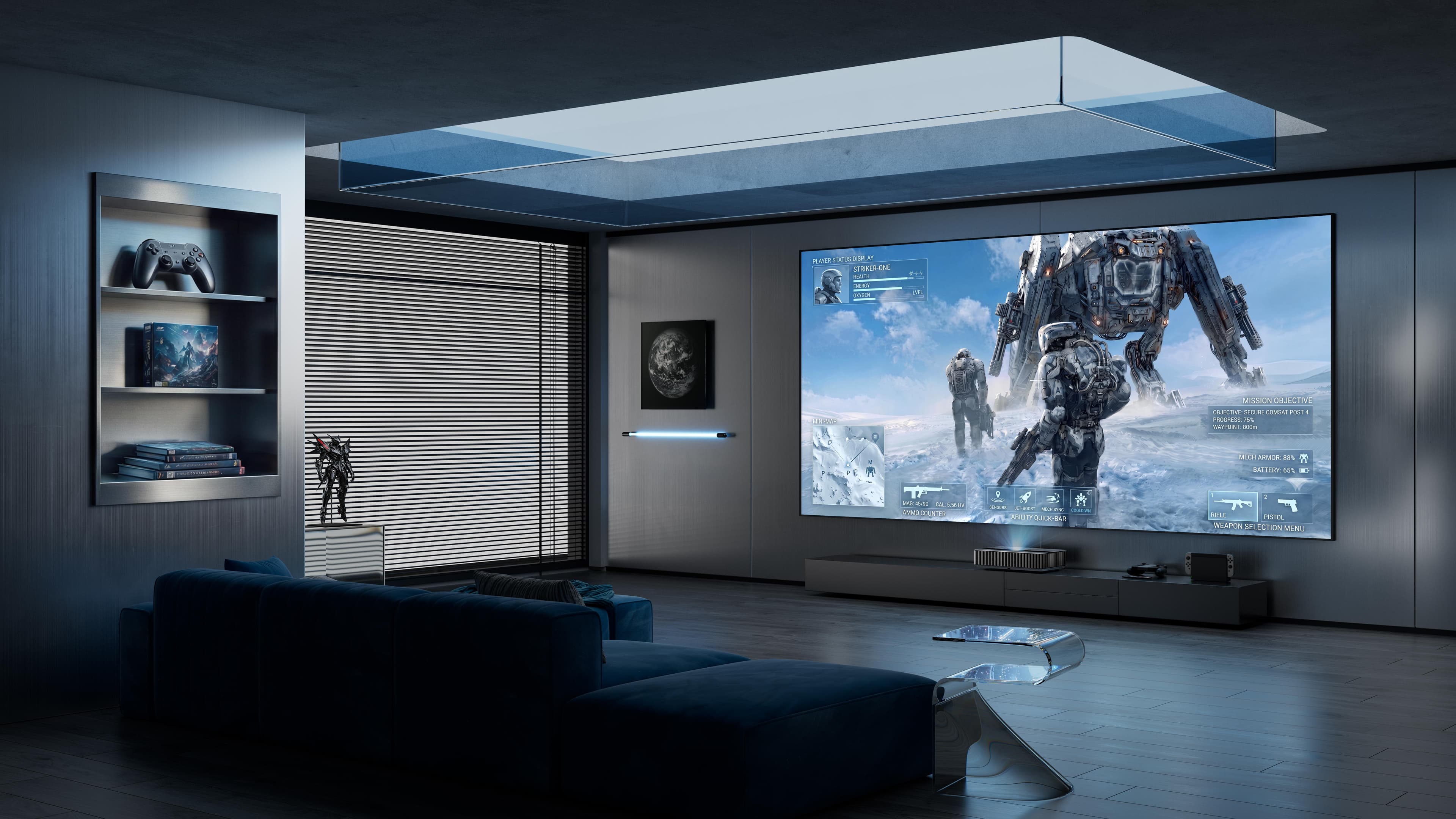 Here’s the first 4K 120Hz UST projector with optical lens shift