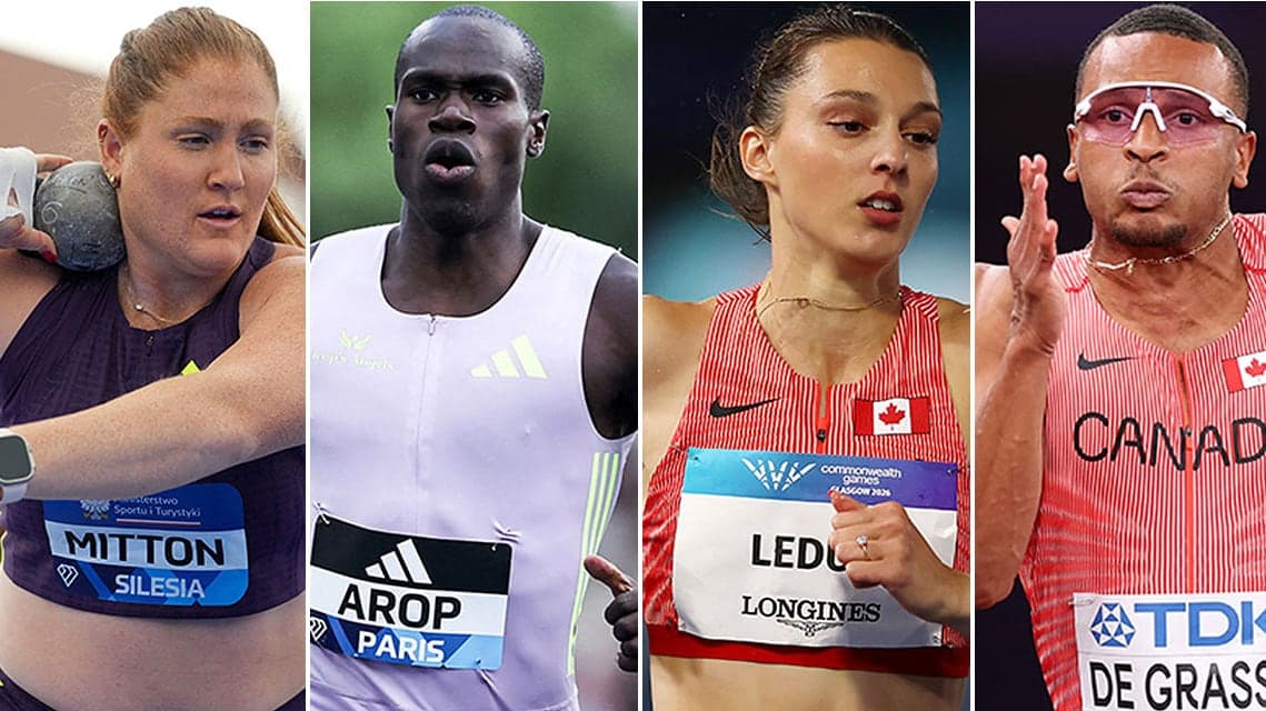Mitton, Arop, Leduc and De Grasse eye Diamond League Final titles for Canada in Brussels