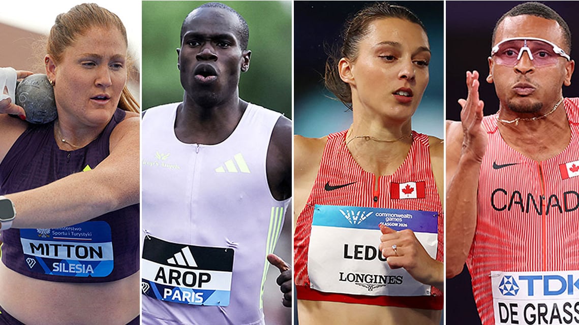 Mitton, Arop, Leduc and De Grasse eye Diamond League Final titles for Canada in Brussels