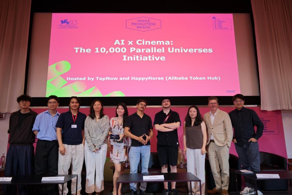 AI Filmmaking’s Future Debated by Alibaba, Sonilo, PROMPTR Executives at TapNow and Dogme23’s Venice Production Bridge Panel