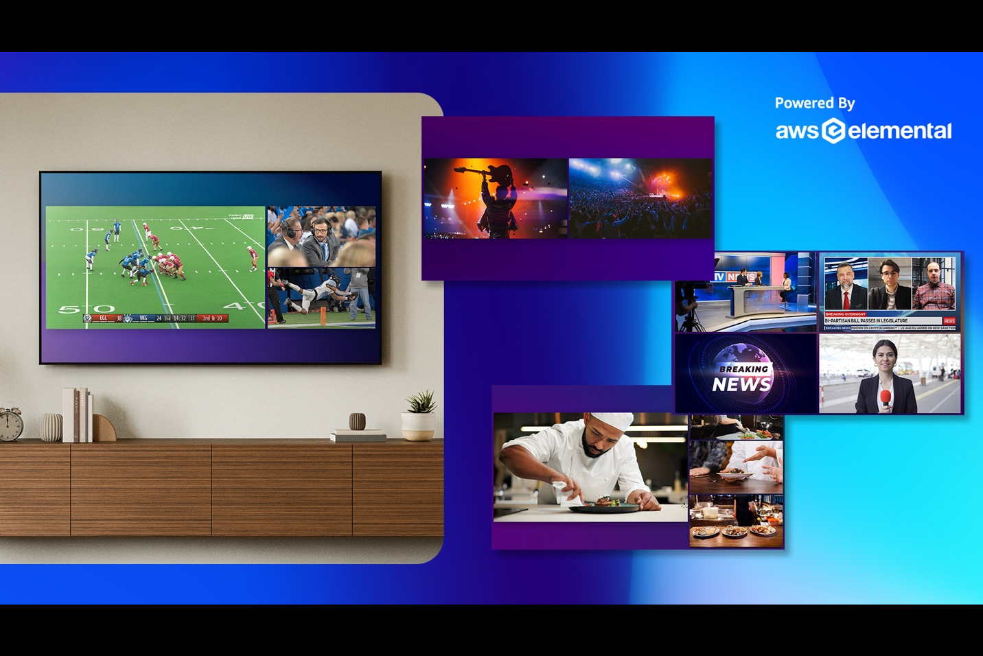 Amazon’s AWS Now Lets Streamers Deliver up to 11 Live Feeds on One Screen